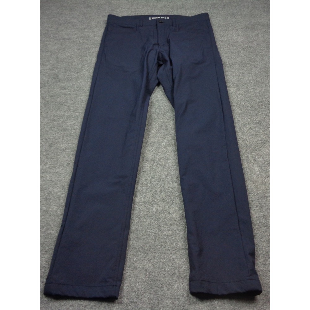 Western Rise Evolution Pants‎ Mens 32x32 Blue Slim Fit Stretch Performance Tech